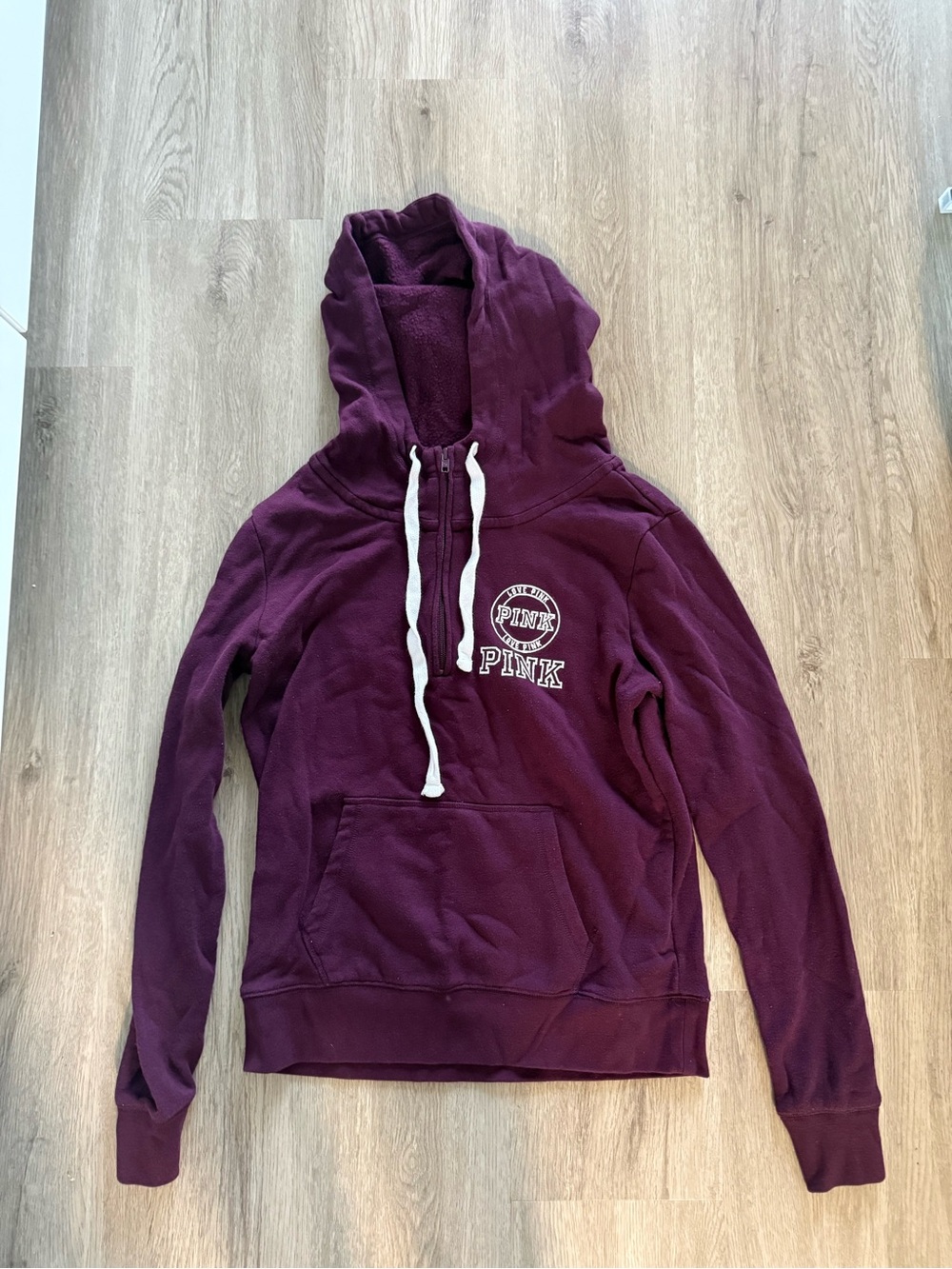 PINK Victoria's Secret Plum Pullover Hoodie